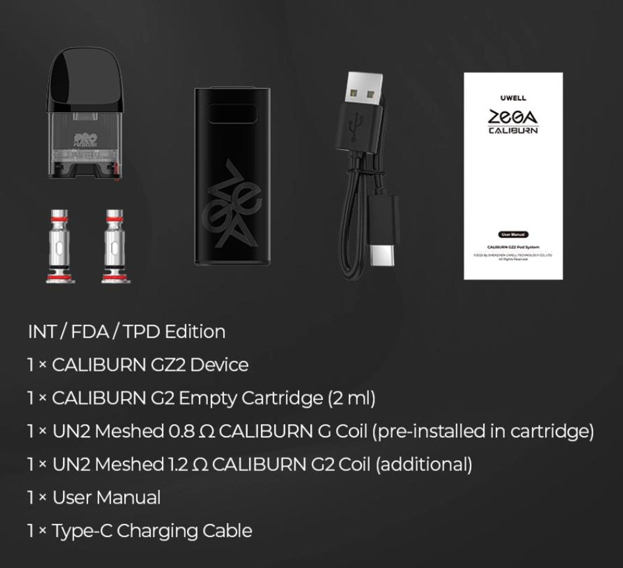 Uwell Caliburn GZ2 Pod Kit